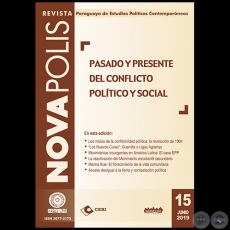 PASADO Y PRESENTE DEL CONFLICTO POLTICO Y SOCIAL  - NOVAPOLIS - REVISTA DE ESTUDIOS POLTICOS CONTEMPORNEOS - N 15 JUNIO 2019